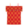 YANYAN KNITS 25 Spring/Summer Embellished Plaid Shoulder Top YYK-YYW25-0201-HONG Red